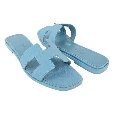 hermes baby blue sandals|hermes sandals cost.